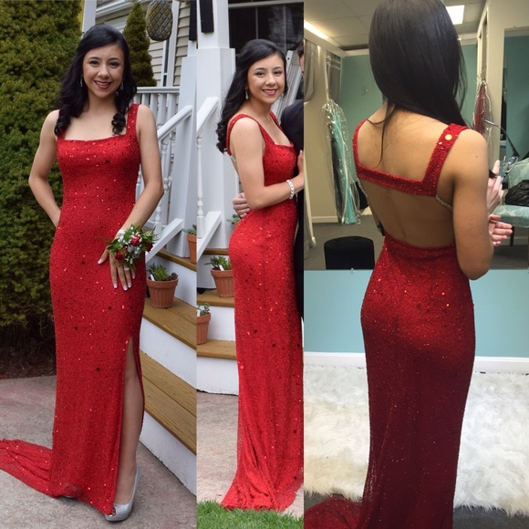 Scala Dresses & Skirts - Red Scala Prom Dress #48408 Size 0/2